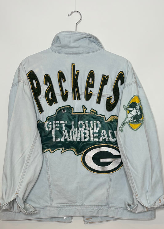 90’s light wash GET LOUD LAMBEAU denim