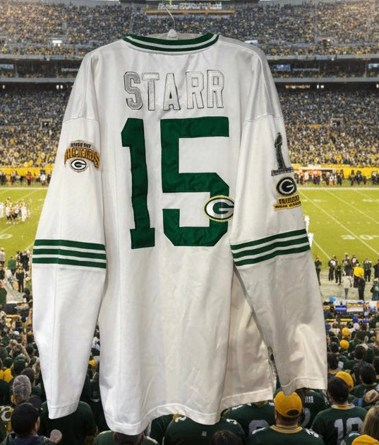 Reworked Vintage PRO PLAYER Throwbacks STARR #15 Jersey