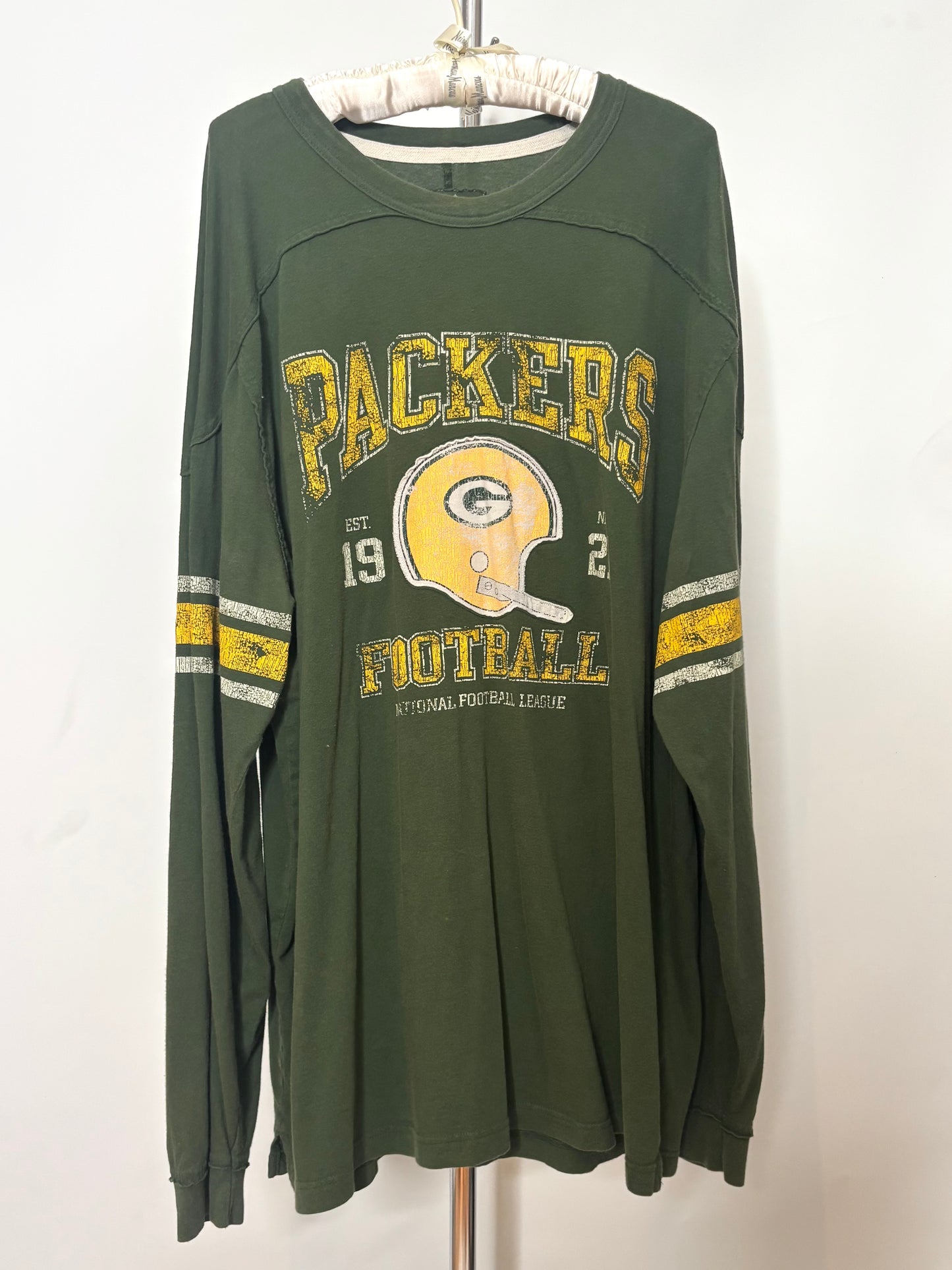 Oversized Vintage Packers Long sleeve T-shirt Mini Dress