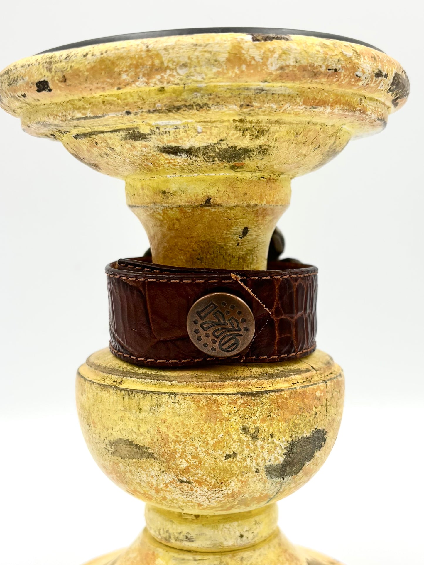 HandTooled Boho Leather Cuff Bracelet