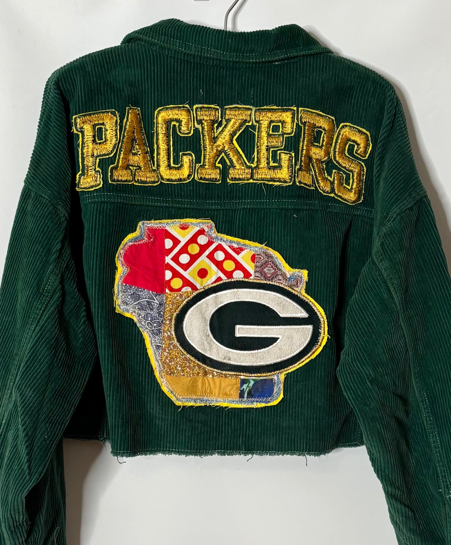Cropped Corduroy Game Day Jacket