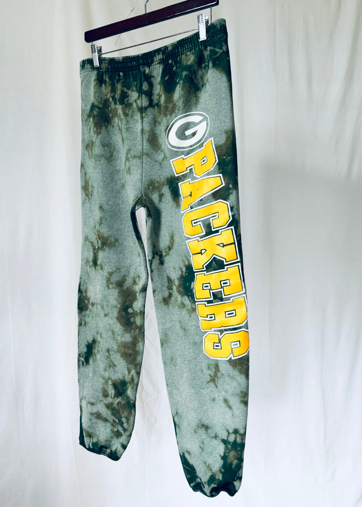 Green Bay Packers Retro Distressed High waisted jogging pants sweats