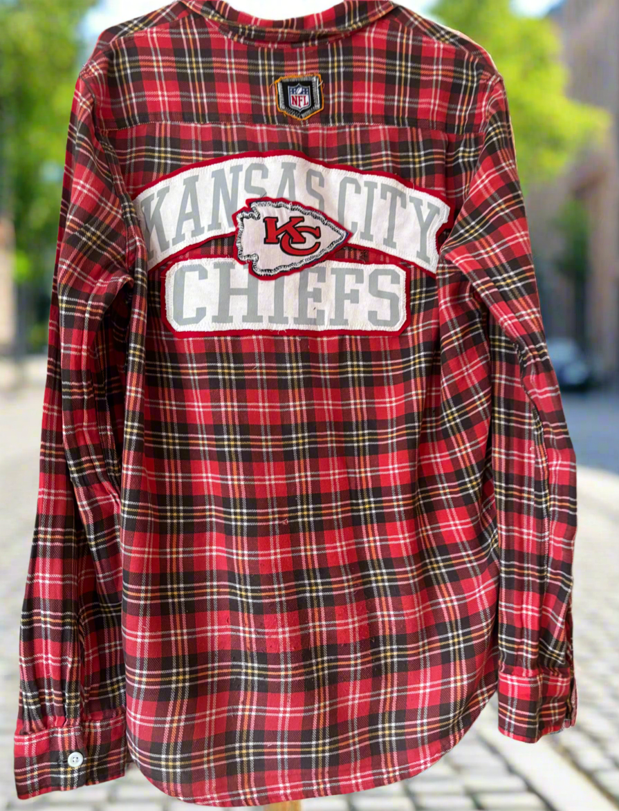 Reworked RL Denim & Supply Game Day Flannel Shirt