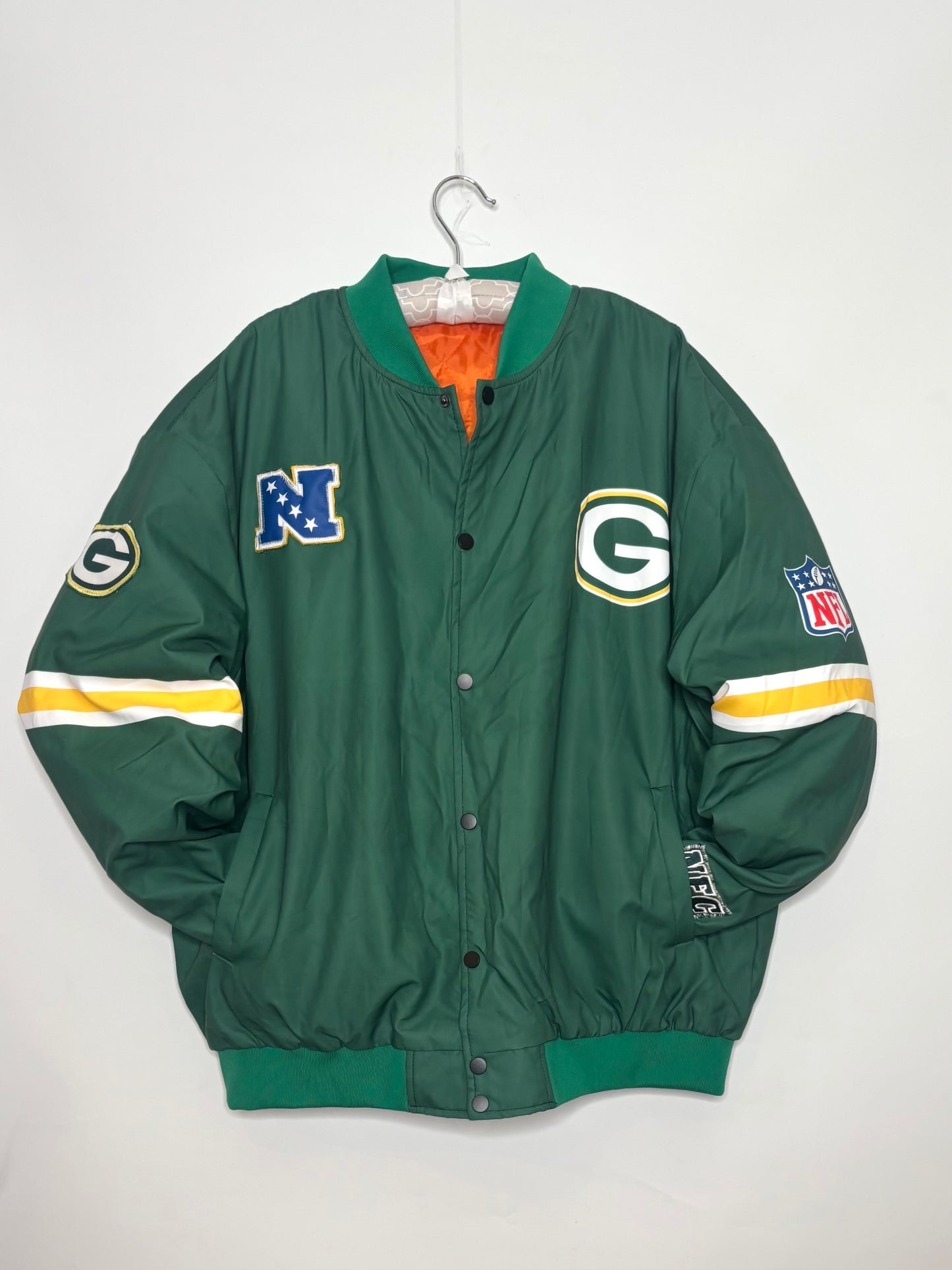 Retro Game day Puffer Bomber Jacket