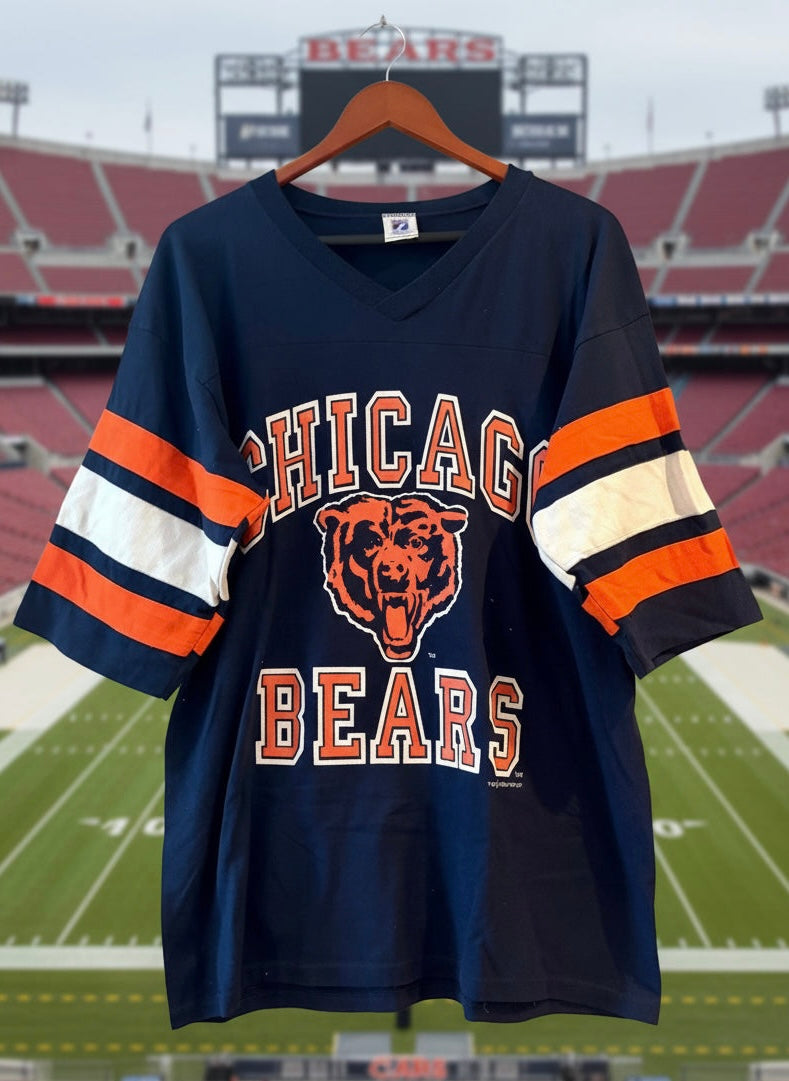 Rare Retro Chicago Bears Throwback Jersey Tee