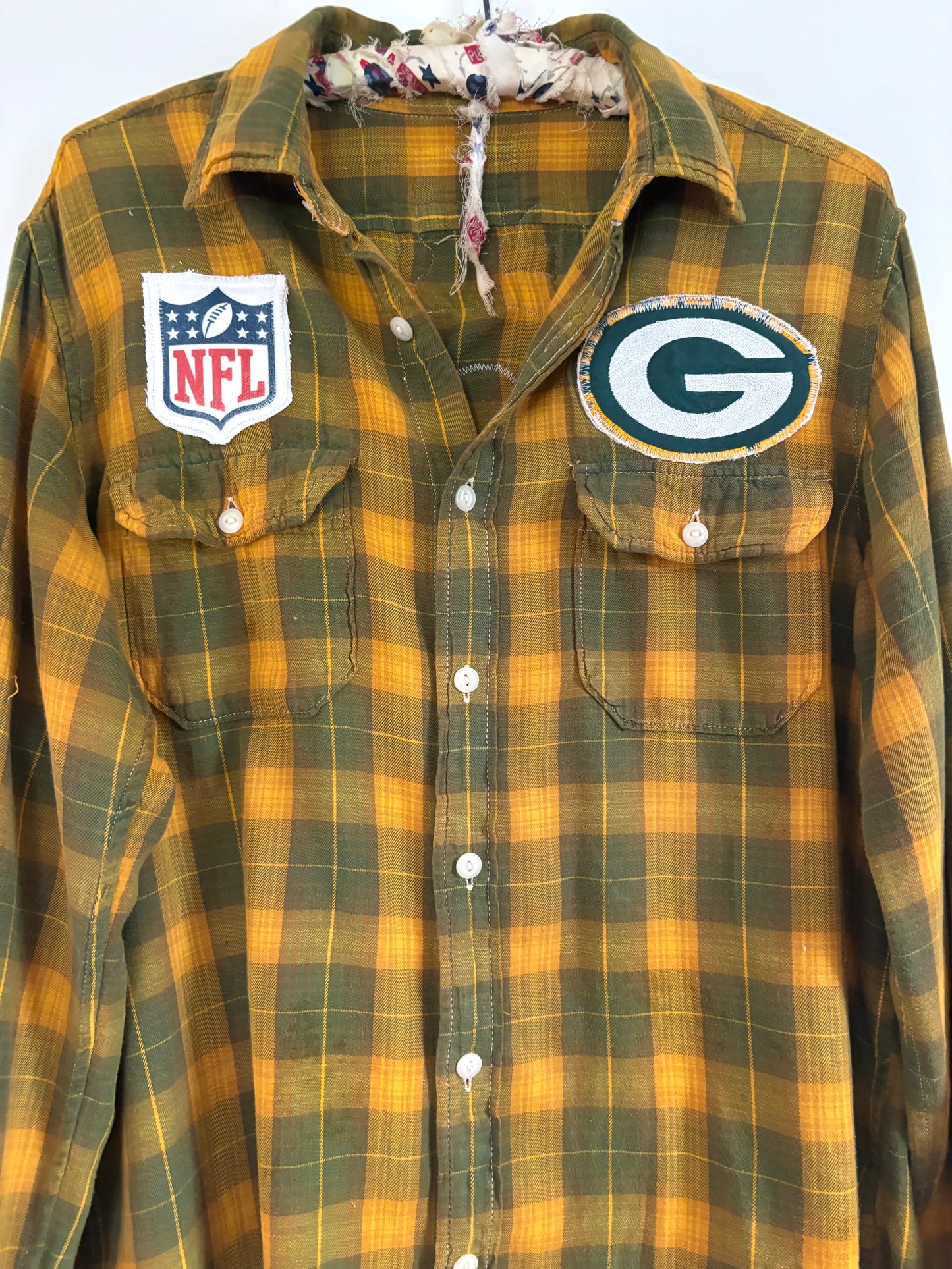 Reworked Packers Throwback Game Day Flannel