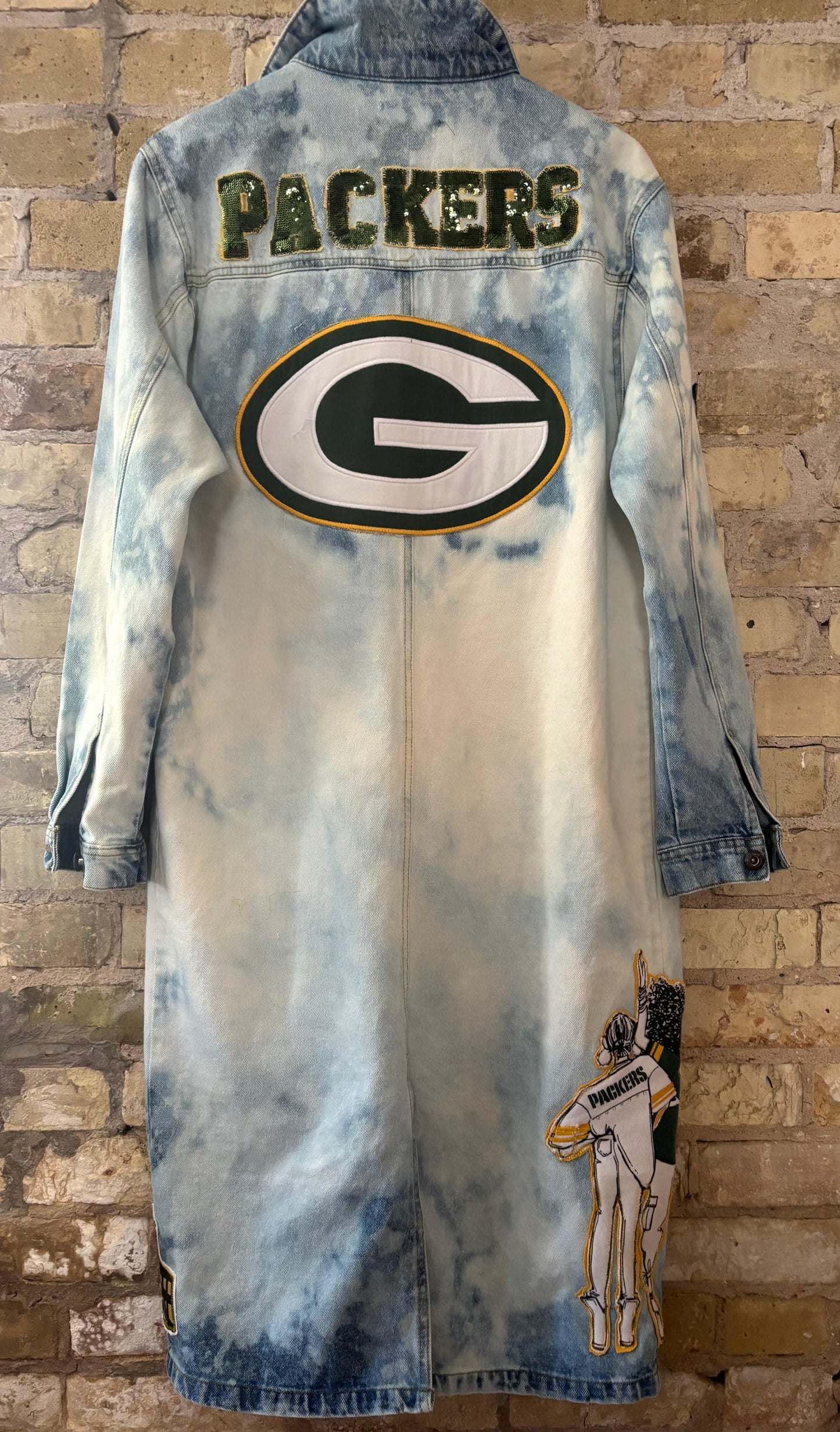 Retro 90’s Oversized Game Day Duster