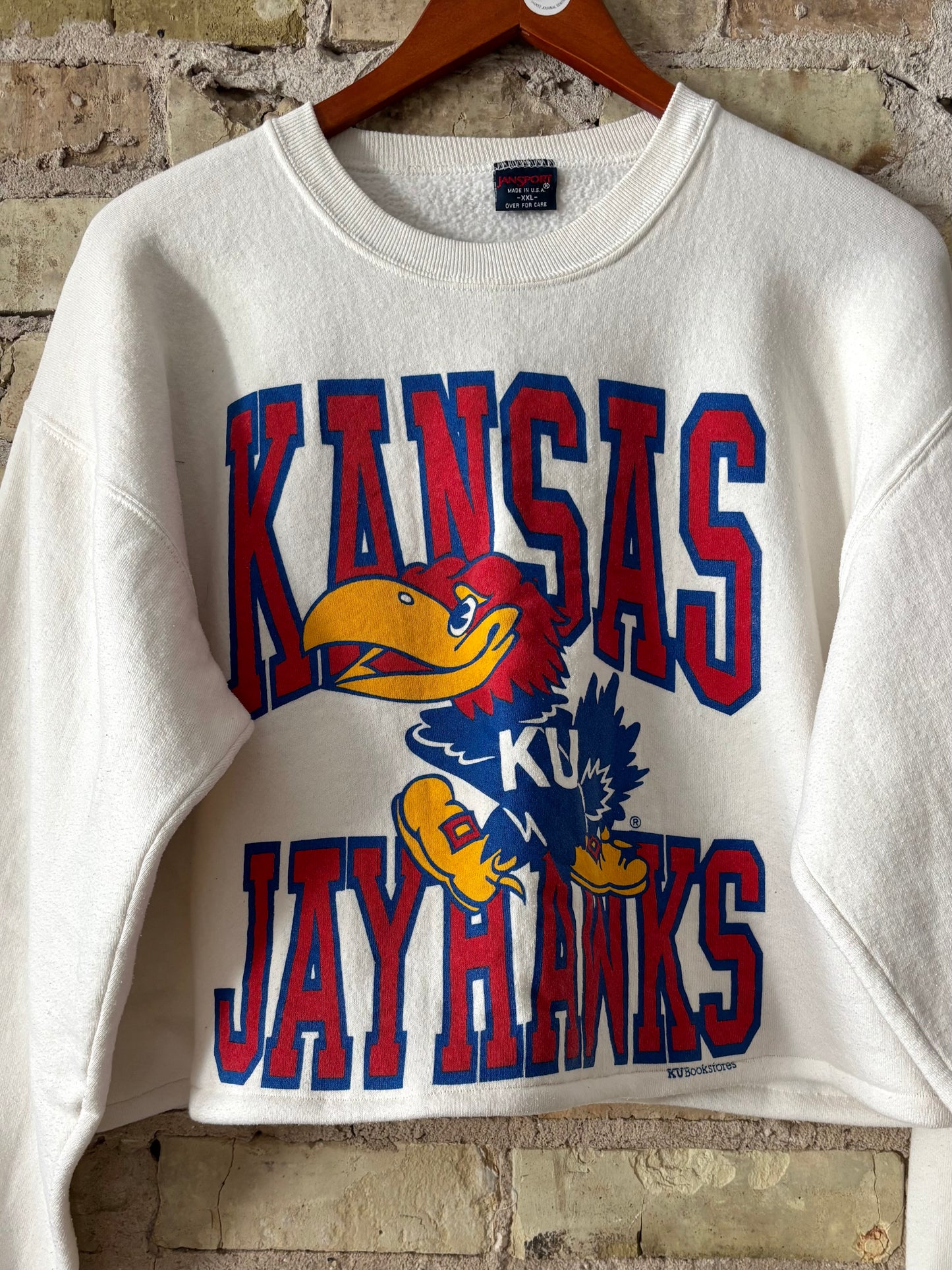 Vintage Jansport Kansas  Jayhawks Crewneck Sweatshirt