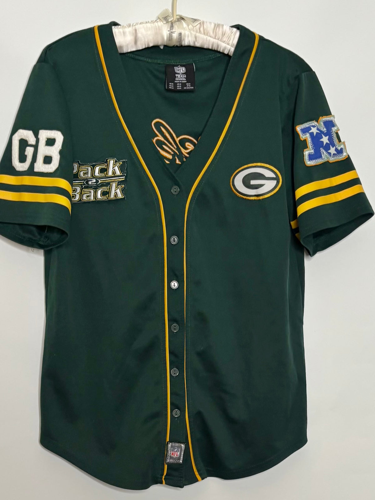 Retro Short Sleeve Button Up Baseball Jersey