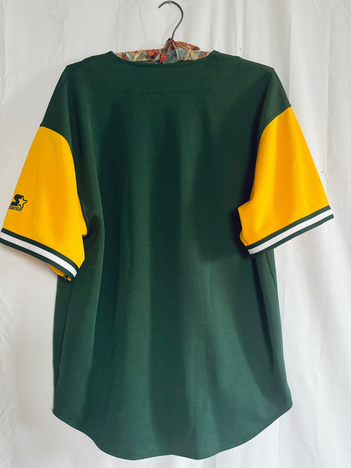 Vintage 90s Green Bay Packers Button Up Baseball STARTER Jersey