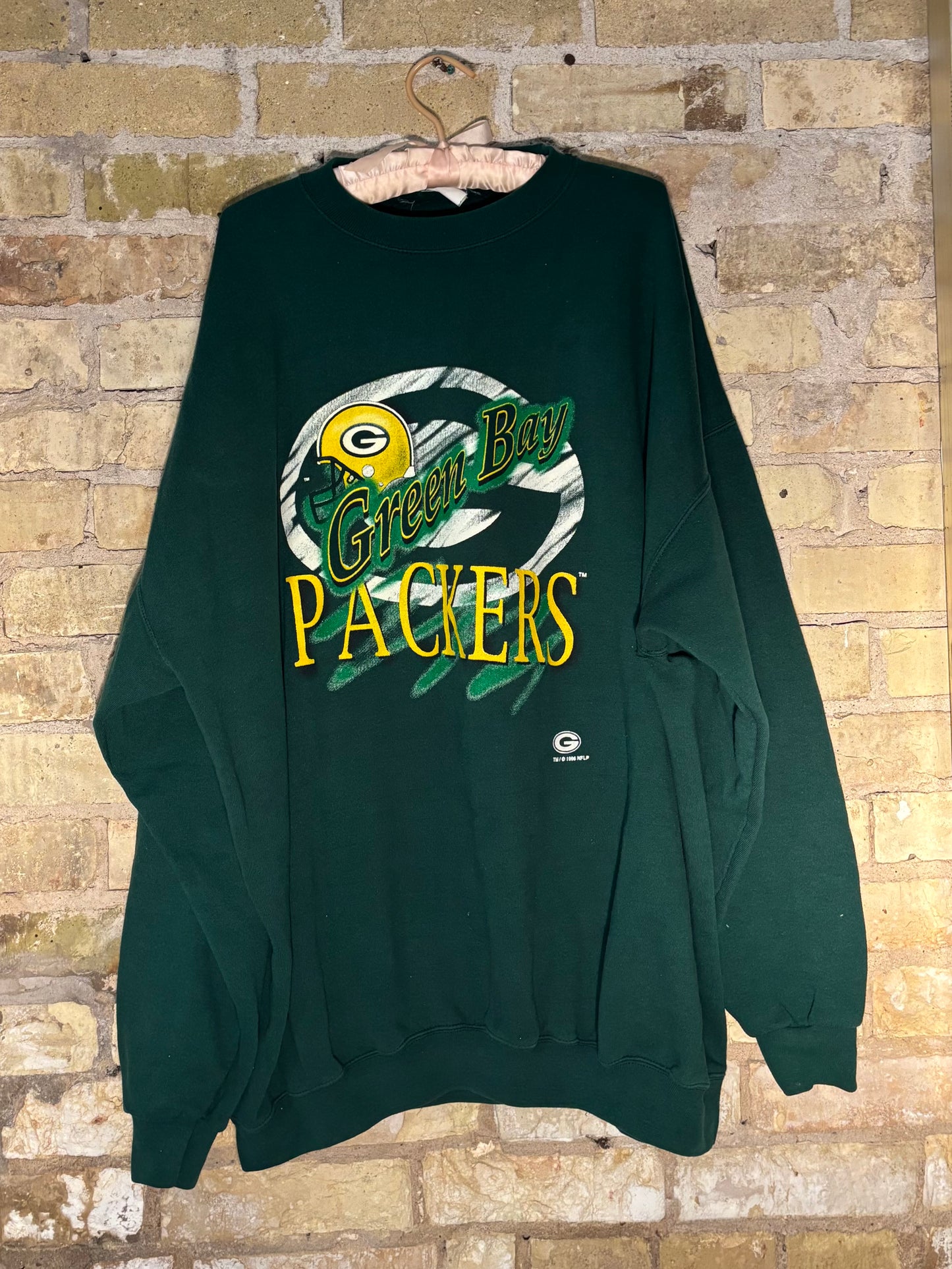 90’s Green Bay Packers Retro Oversized Crewneck