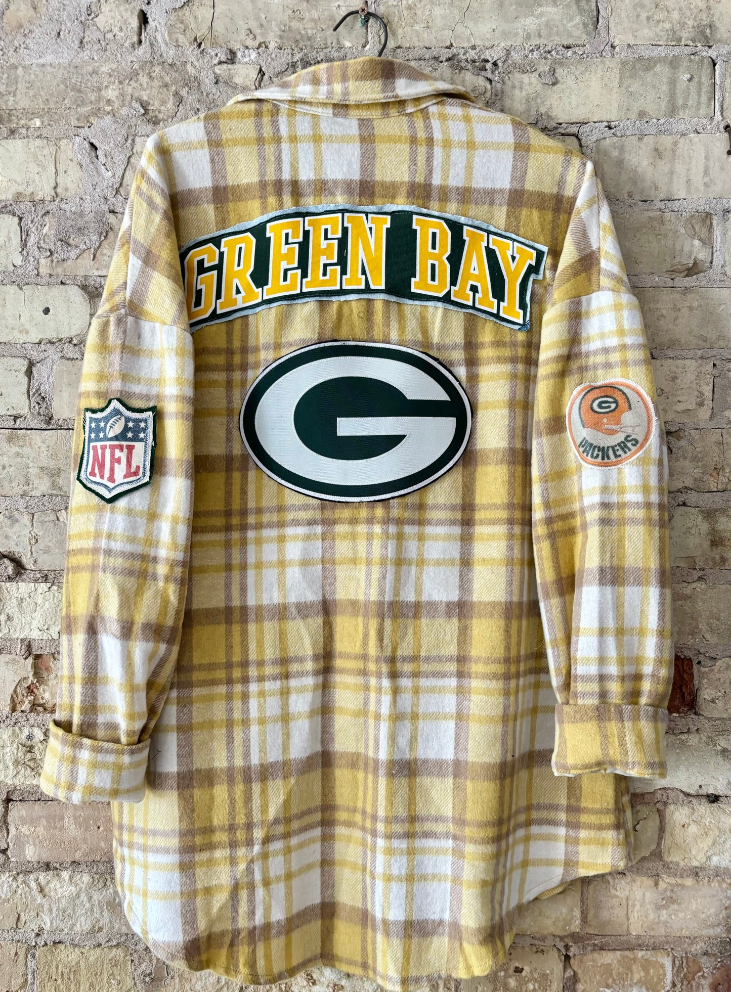 Reworked Packers Throwback Game Day Flannel