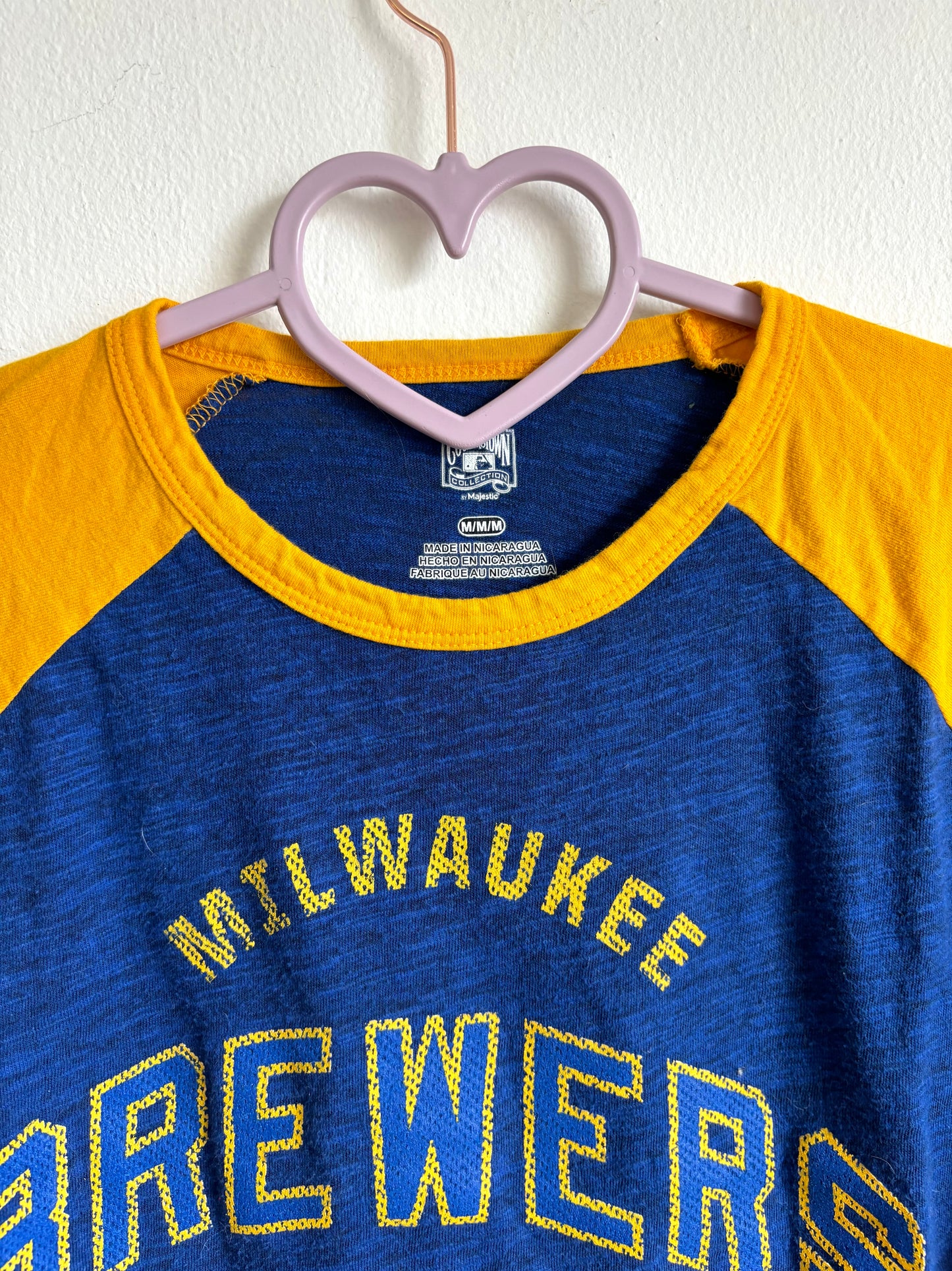 Reworked Milwaukee Brewers Throwback Jersey Graphic Tee