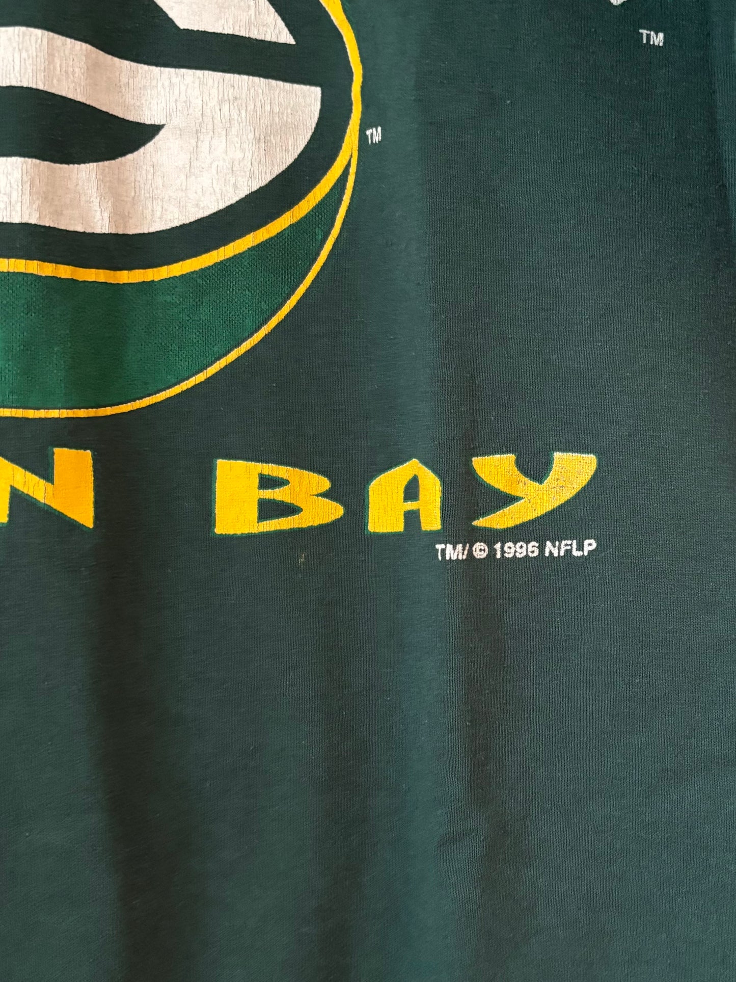 Vintage Logo 7 Packers oversized Throwback Jersey Tee 90’s