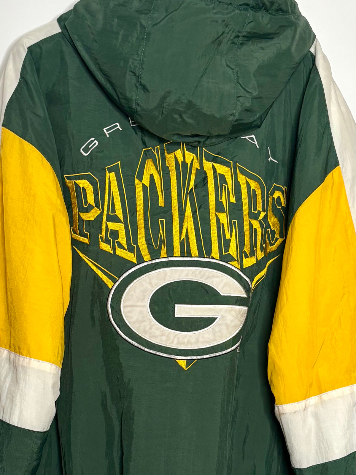 RARE Vintage Green Bay Packers Sideline Puffer Stadium Jacket