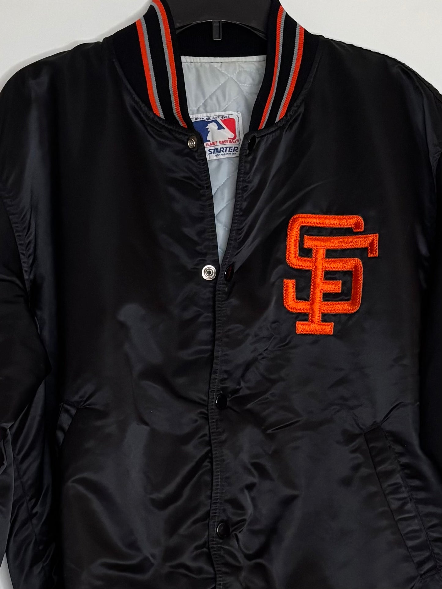 Vintage 80’s 90’s San Francisco Giants satin bomber Varsity STARTER jacket