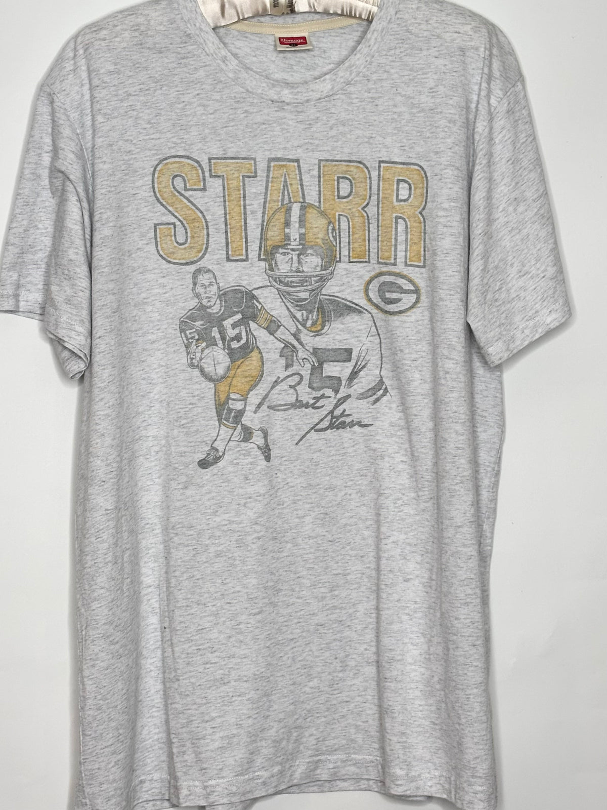 Vintage Heather Gray Bart Starr GAME-DAY Tee