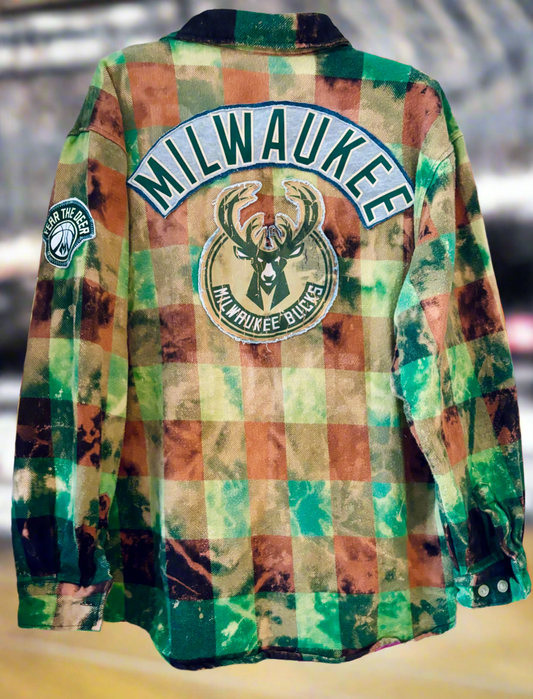 Reworked Game Day Flannel Shirt