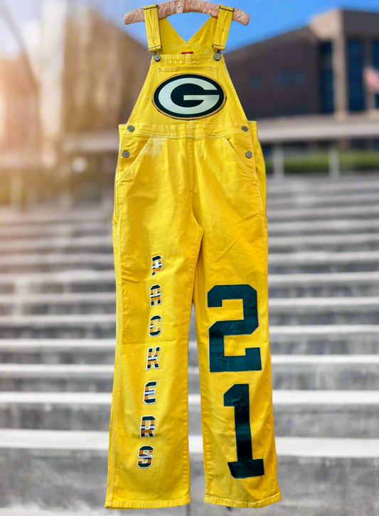 Reworked over dyed Dickies Game Day Bib Overalls