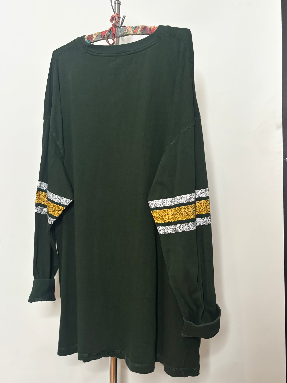 Oversized Vintage Packers Long sleeve T-shirt Mini Dress