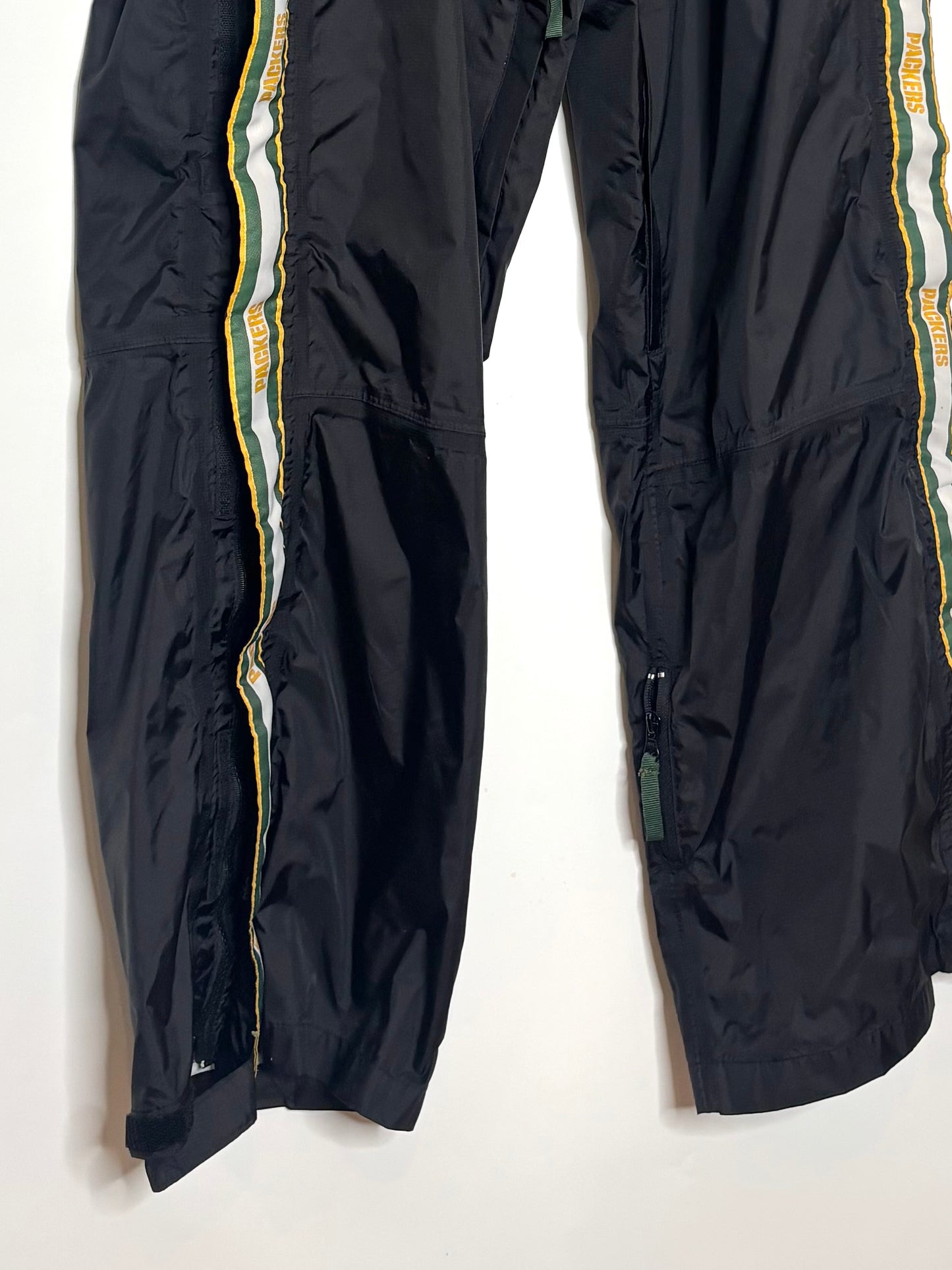 Vintage Packers Tear away Windbreaker Sweats Track Pants