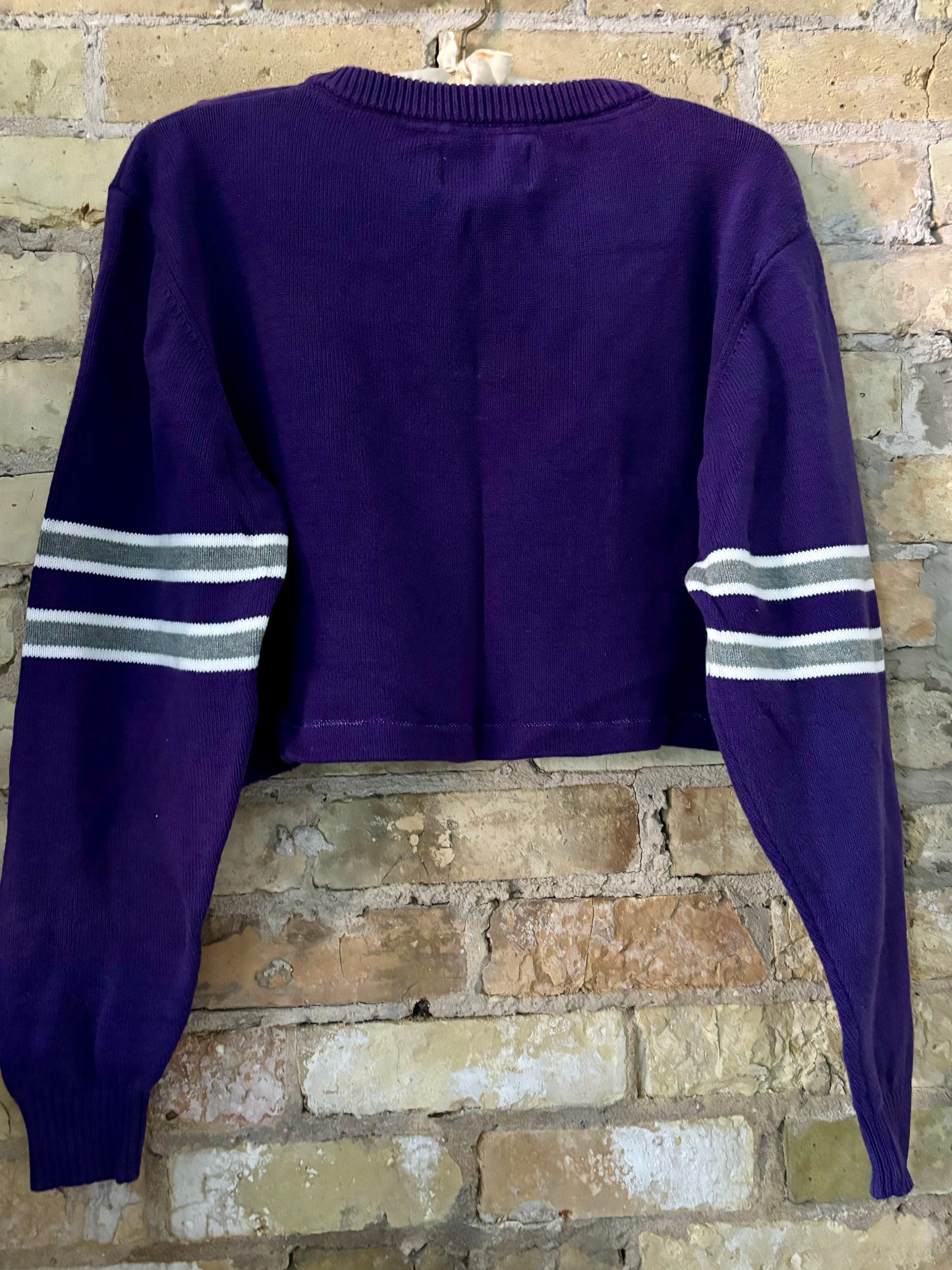 Vintage Reclaimed Baltimore Ravens Knit varsity sweater