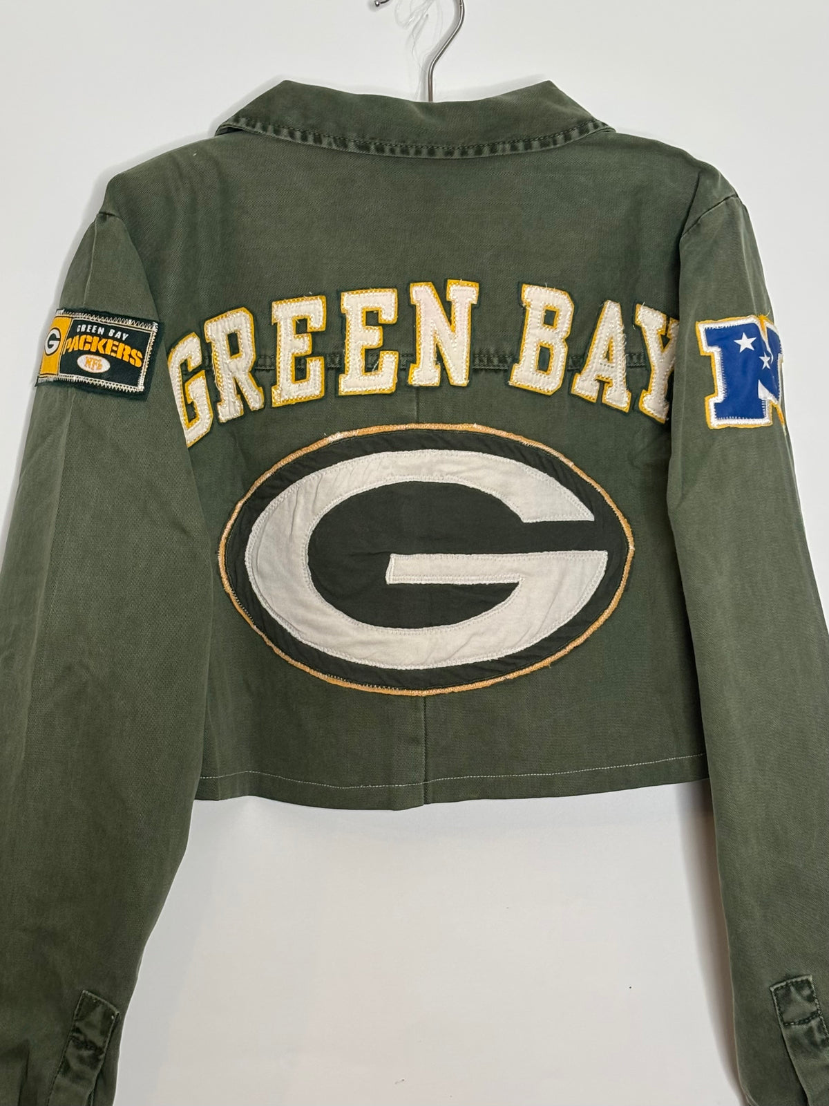 Vintage Cropped Military Jacket
