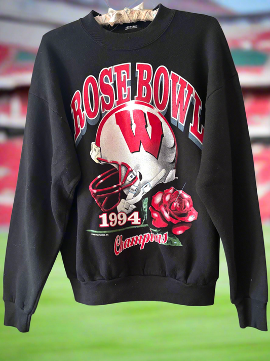 Vintage 90’s Wisconsin Badgers Rose Bowl Crewneck