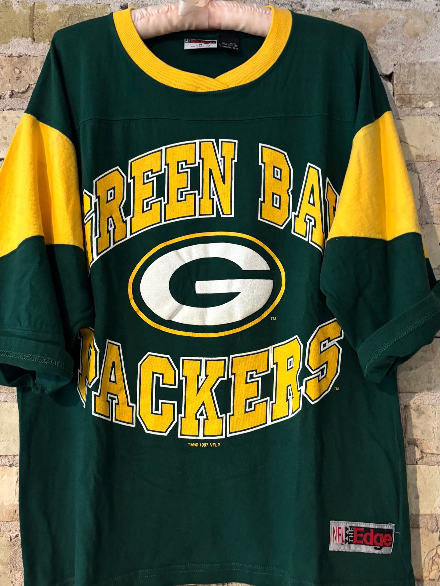 True Retro Packers Nutmeg Throwback Jersey Tee 90’s