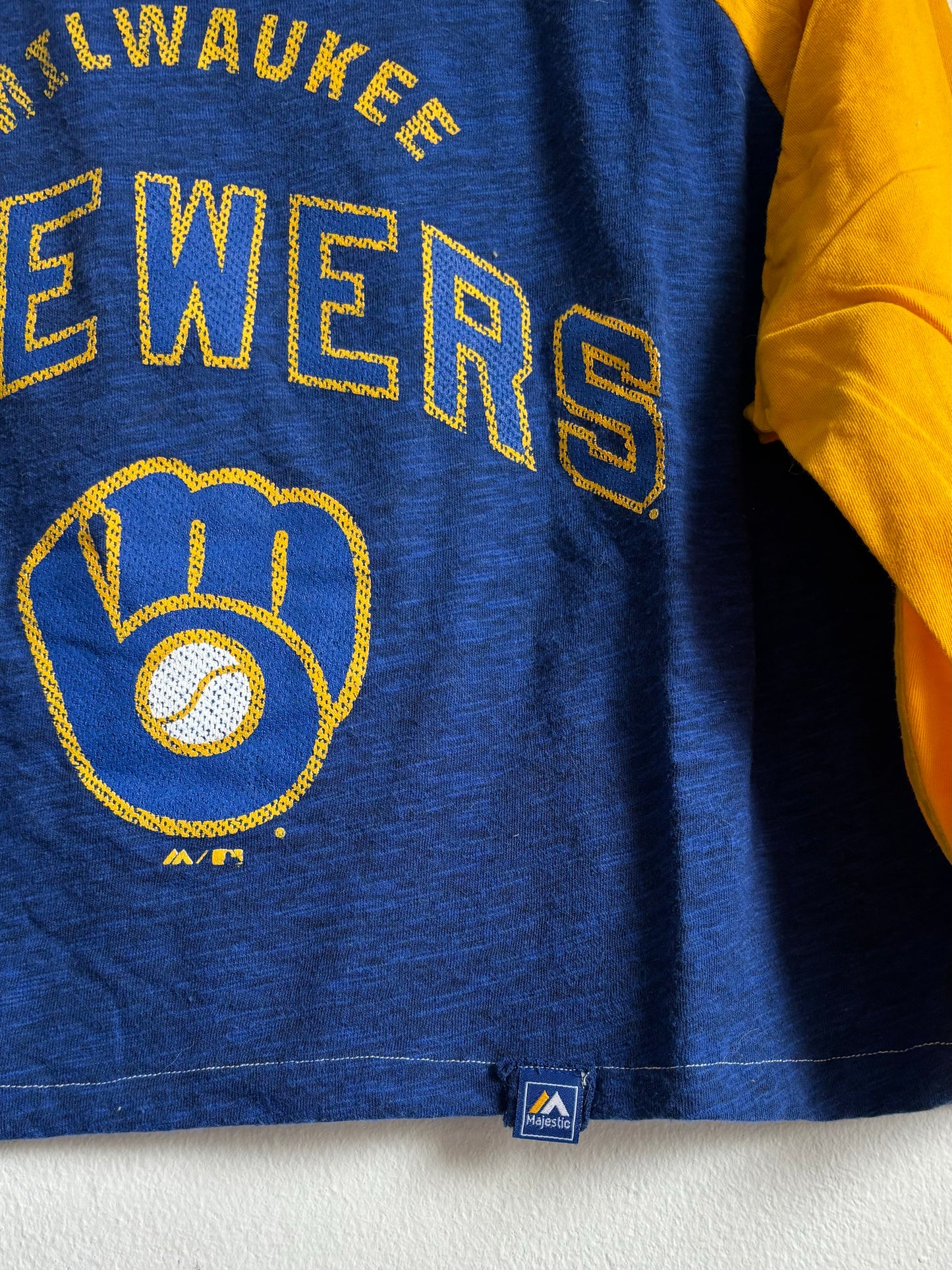 Reworked Milwaukee Brewers Throwback Jersey Graphic Tee