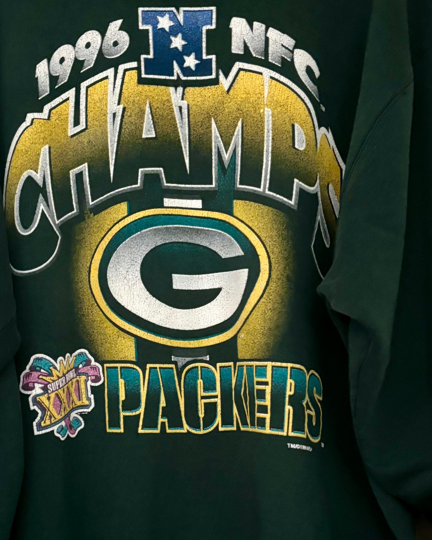 Vintage Green Bay Packers 1996 NFC CHAMPS Crewneck