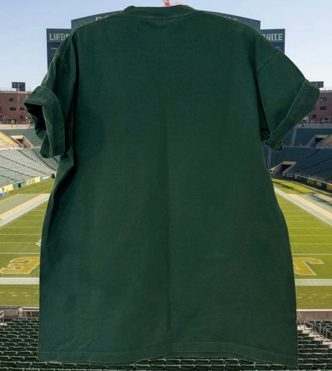 Rare Vintage 90’s Green Bay Packers All Over Graphic T-shirt by Magic Johnson T’s