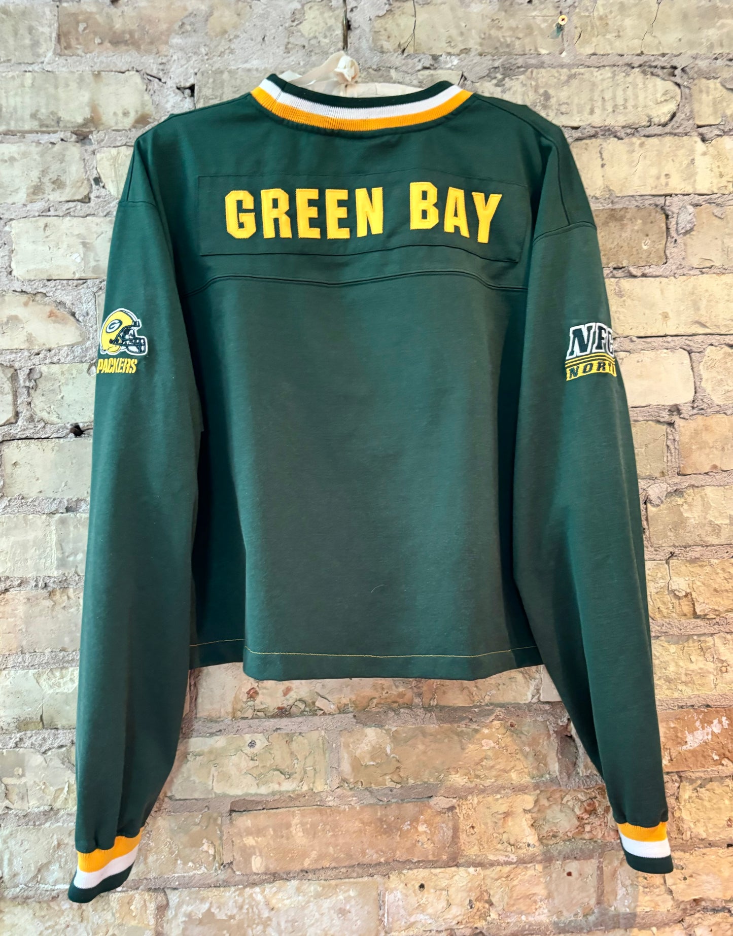 Vintage Green Bay Packers Gridiron Jersey Knit Throwback Tee