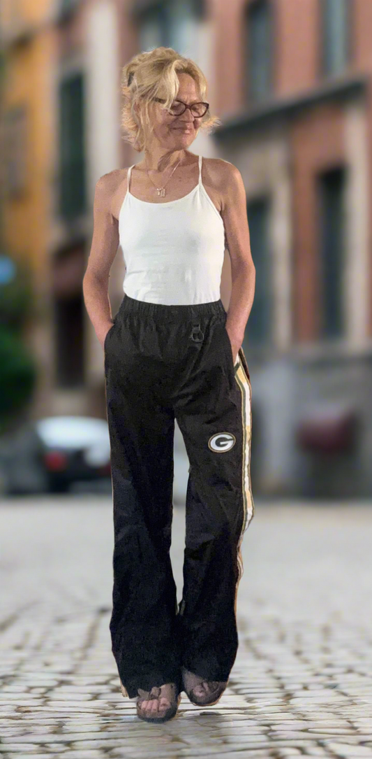 Green Bay Packers Retro 90s Tear Away track pants sweats