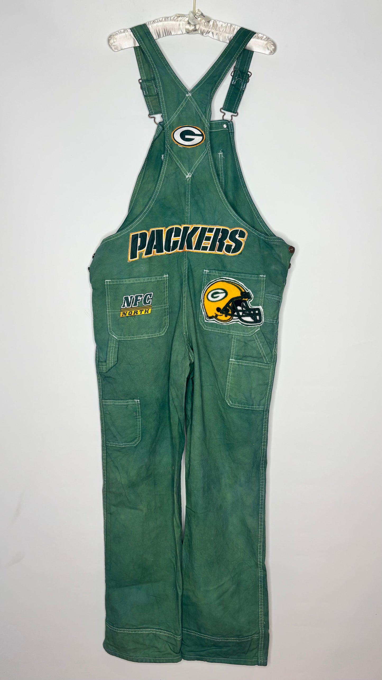 Over dyed Dickies Game Day Bib Overalls