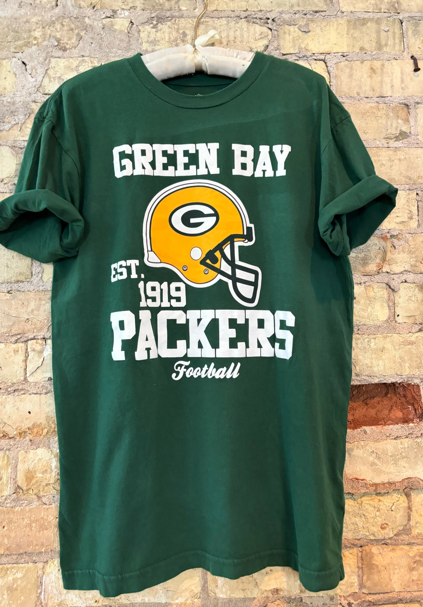 GB Packers Retro Throwback Graphic Tee