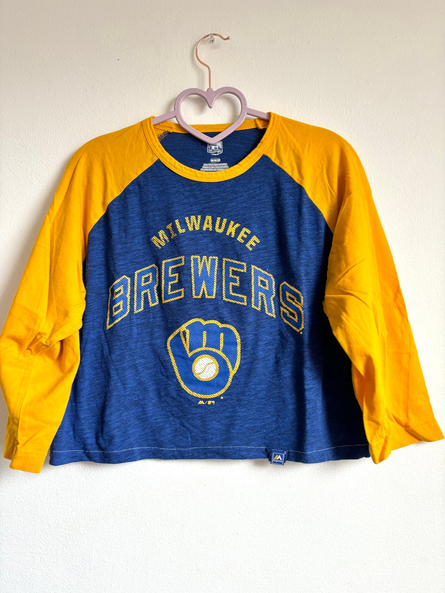 Reworked Milwaukee Brewers Throwback Jersey Graphic Tee