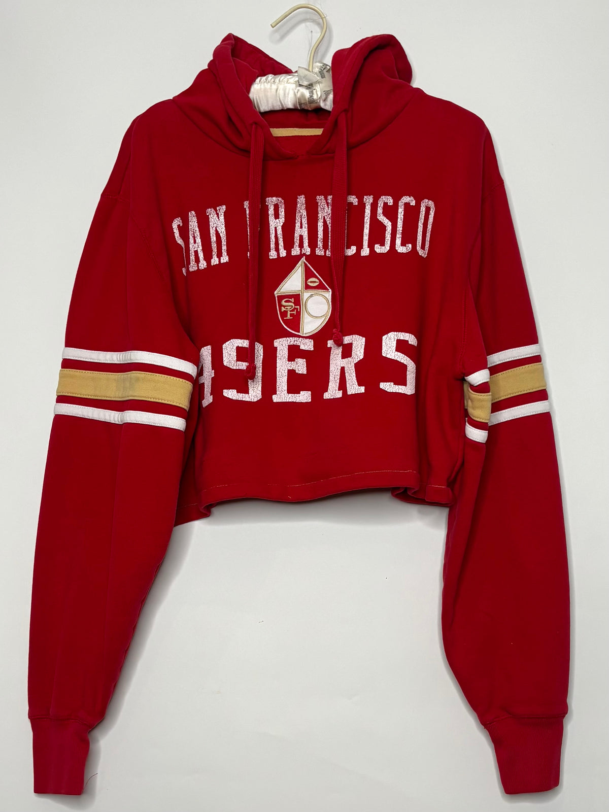 Cropped Throwback Hooded Sweatshirt