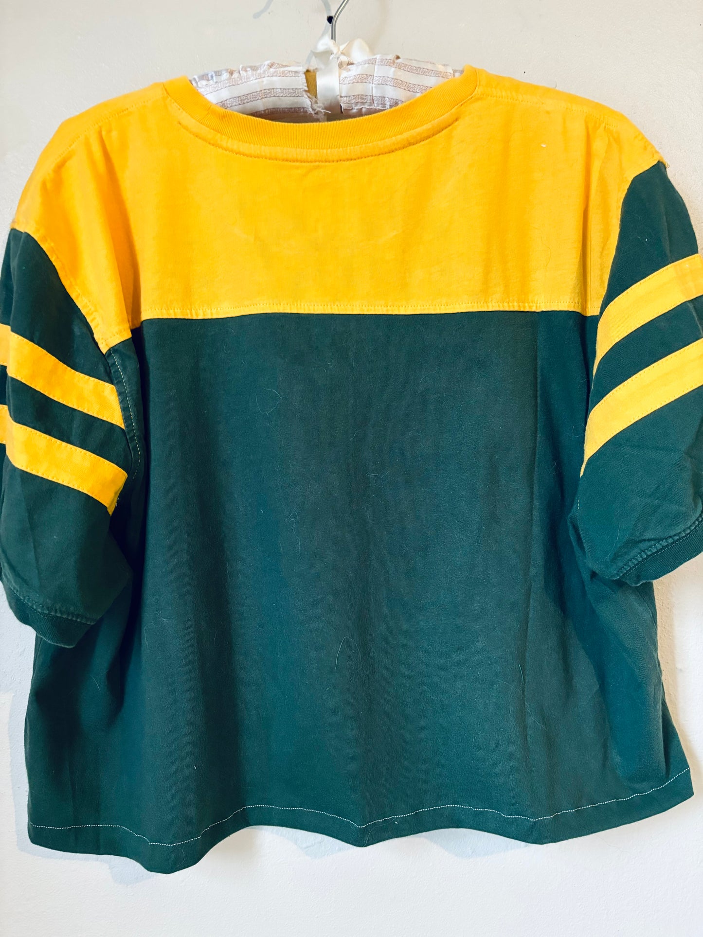 Reworked Packers Retro cropped Graphic Tee