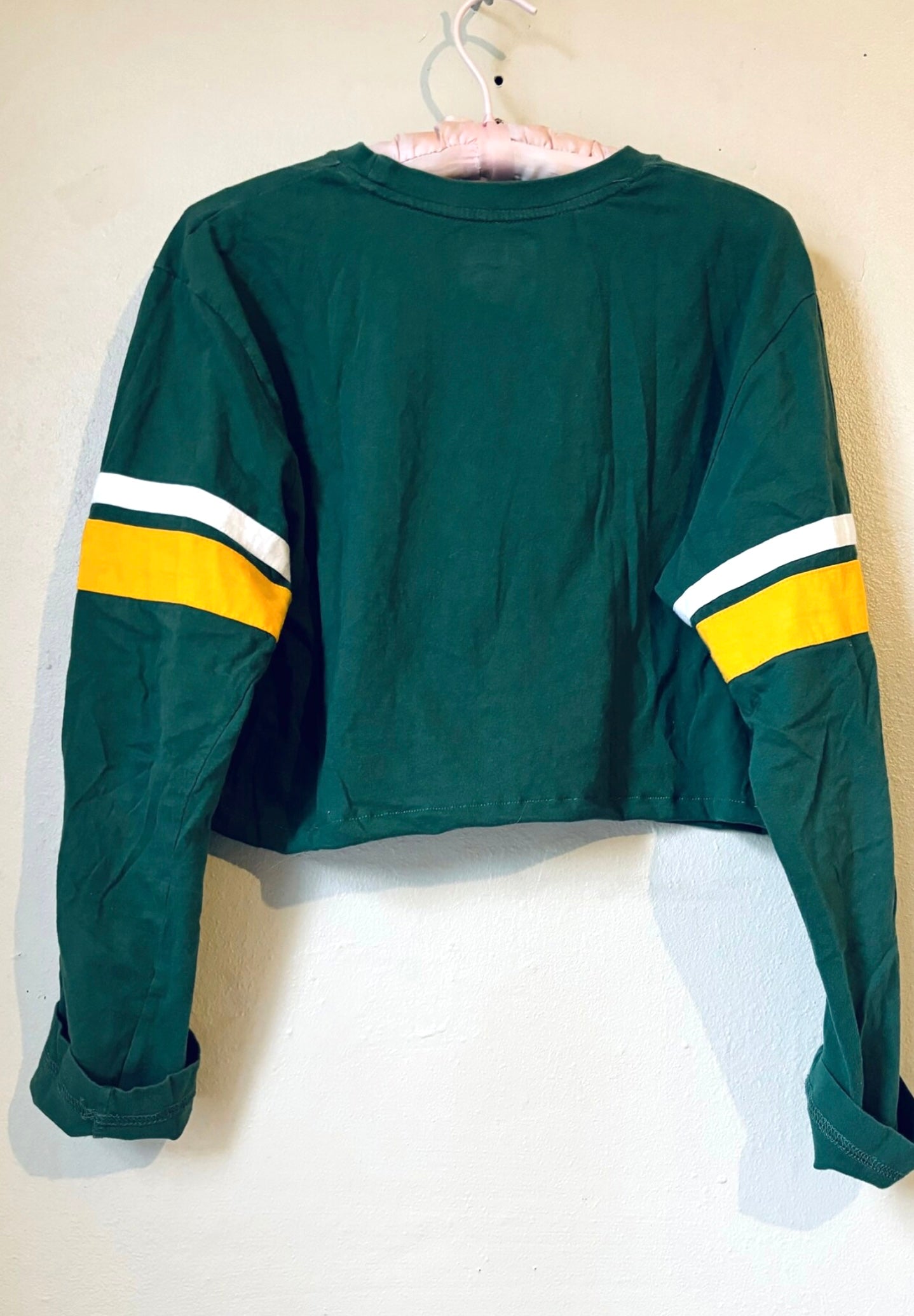 Reworked Green Bay Packers cropped Graphic Tee