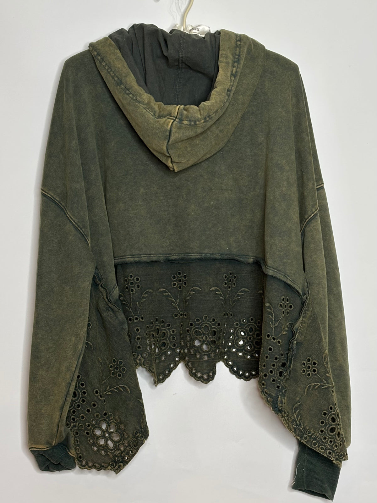 Distressed  Overdyed Boho Tunic