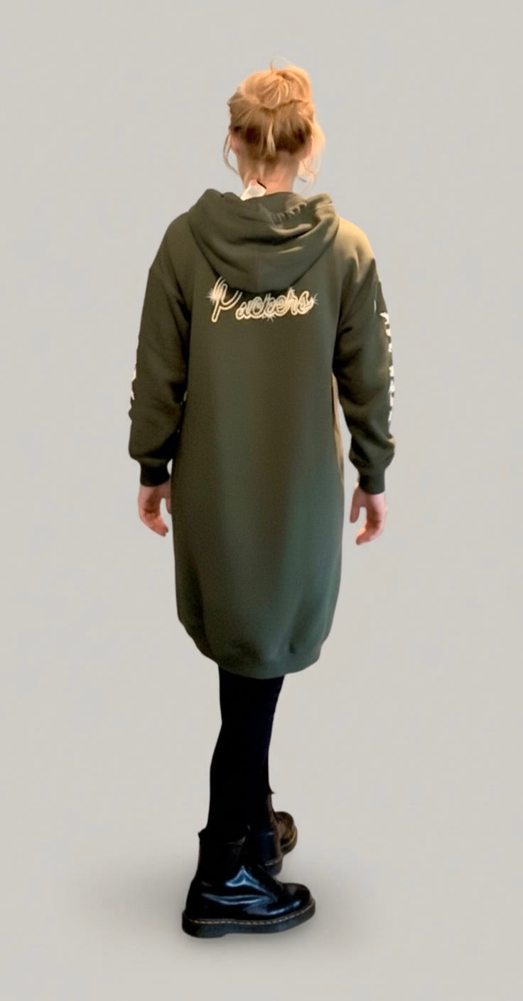 Woman’s Green Bay Packers Hoodie Dress