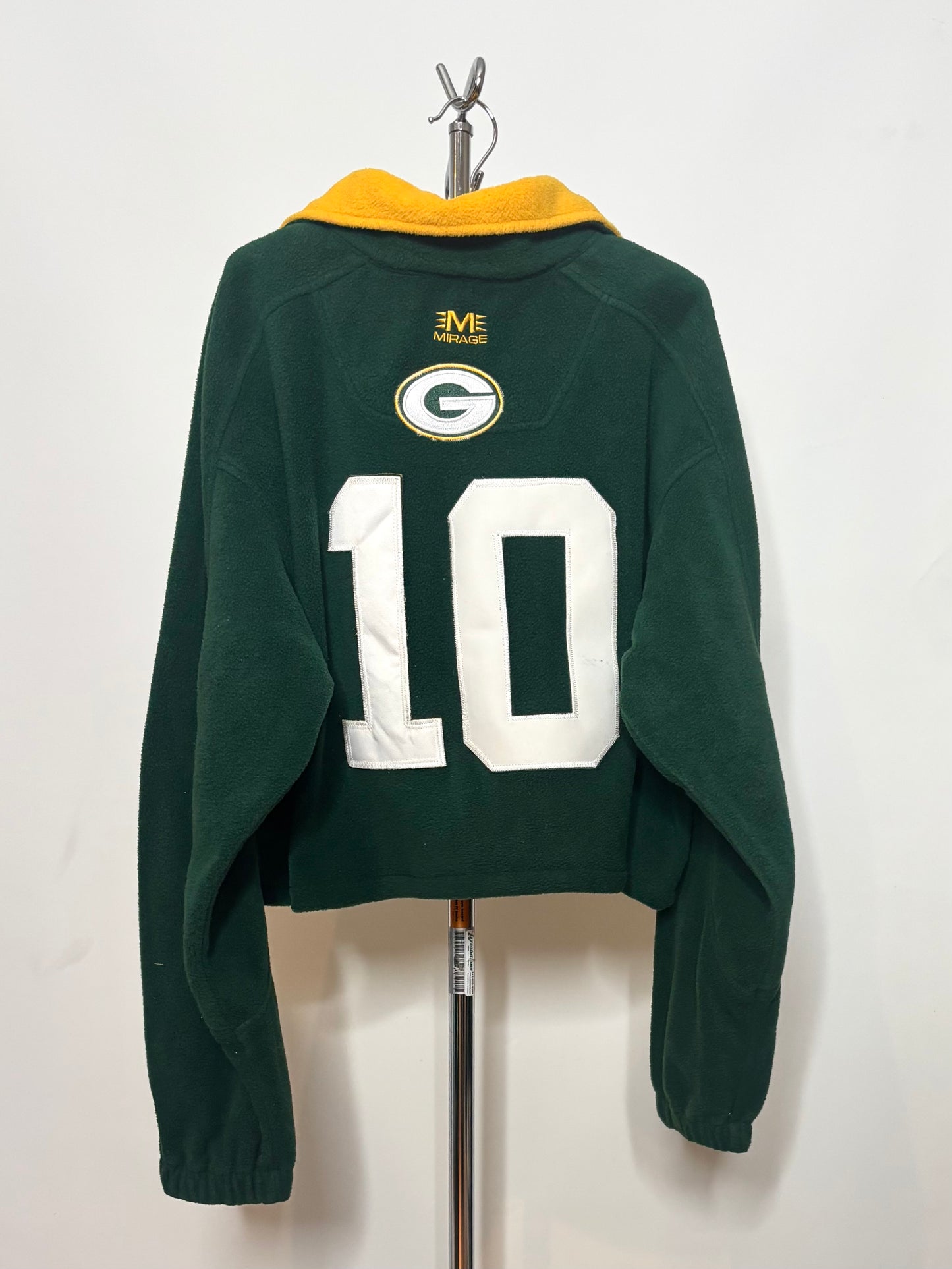Vintage Packers 1/4 Zip Cropped Fleece Pullover #10