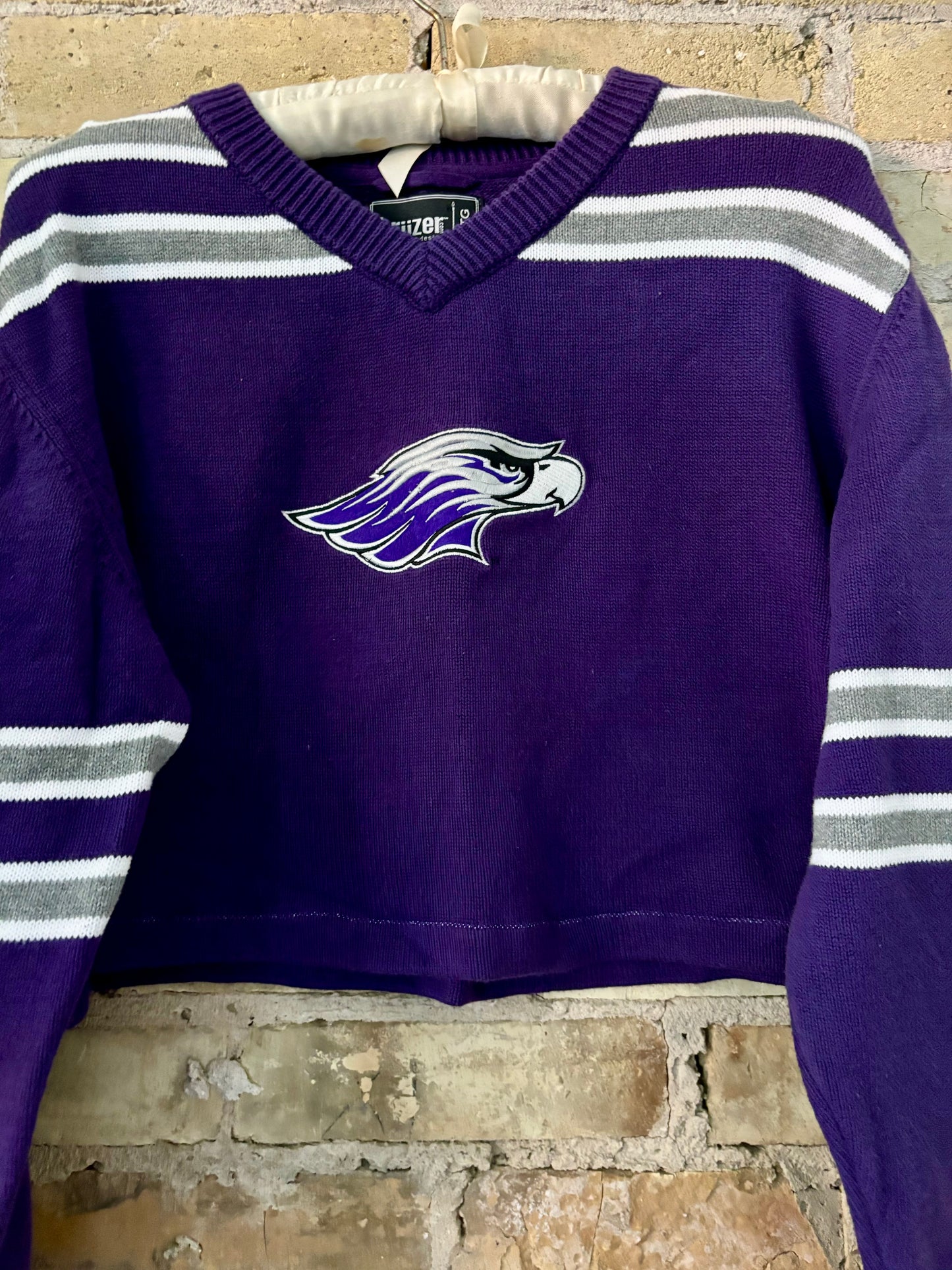 Vintage Reclaimed Baltimore Ravens Knit varsity sweater