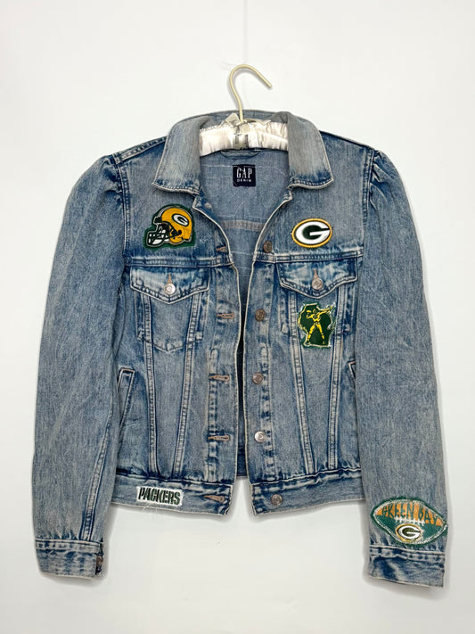90’s GAP Stonewashed Game Day Denim Jean Jacket