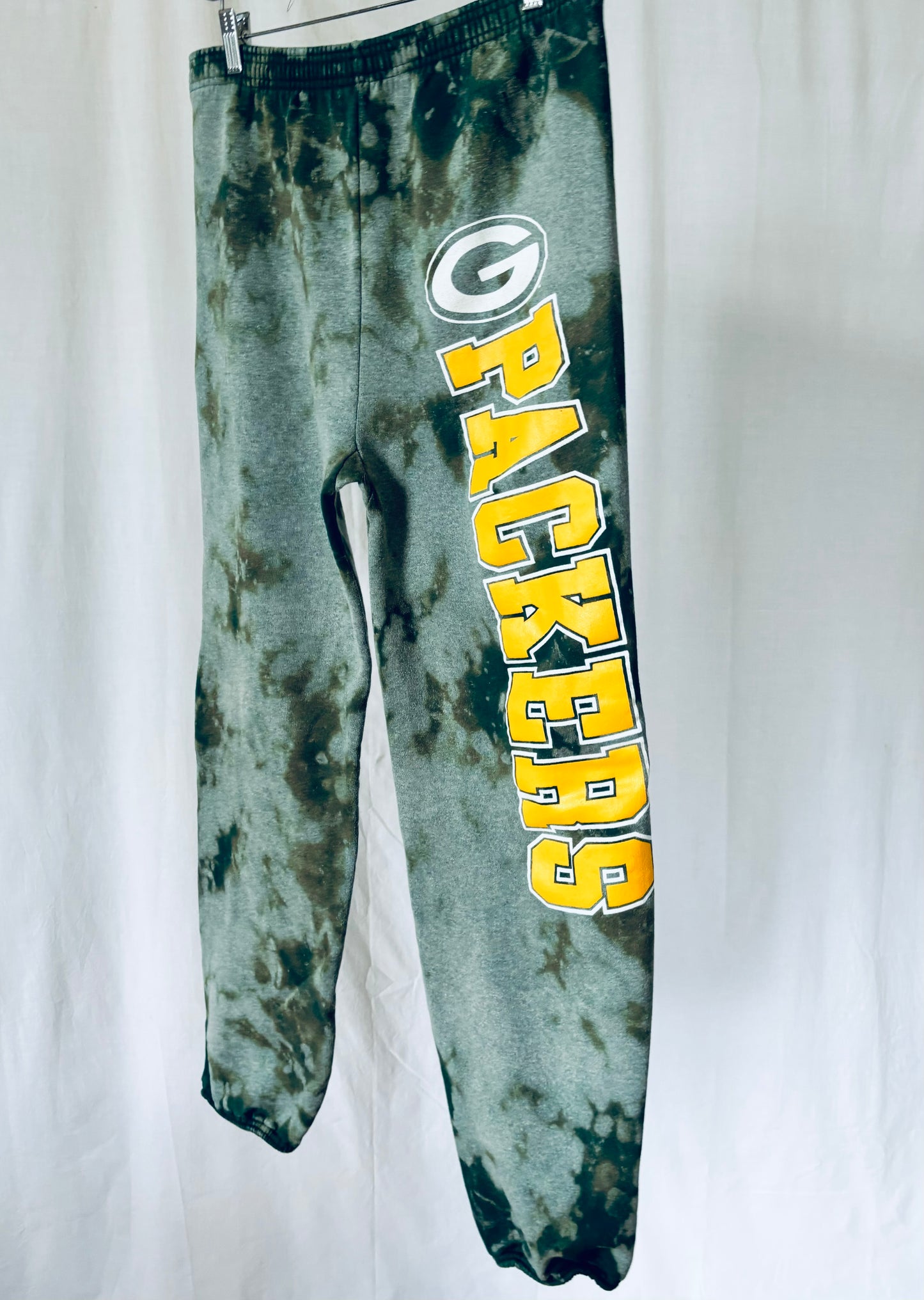 Green Bay Packers Retro Distressed High waisted jogging pants sweats