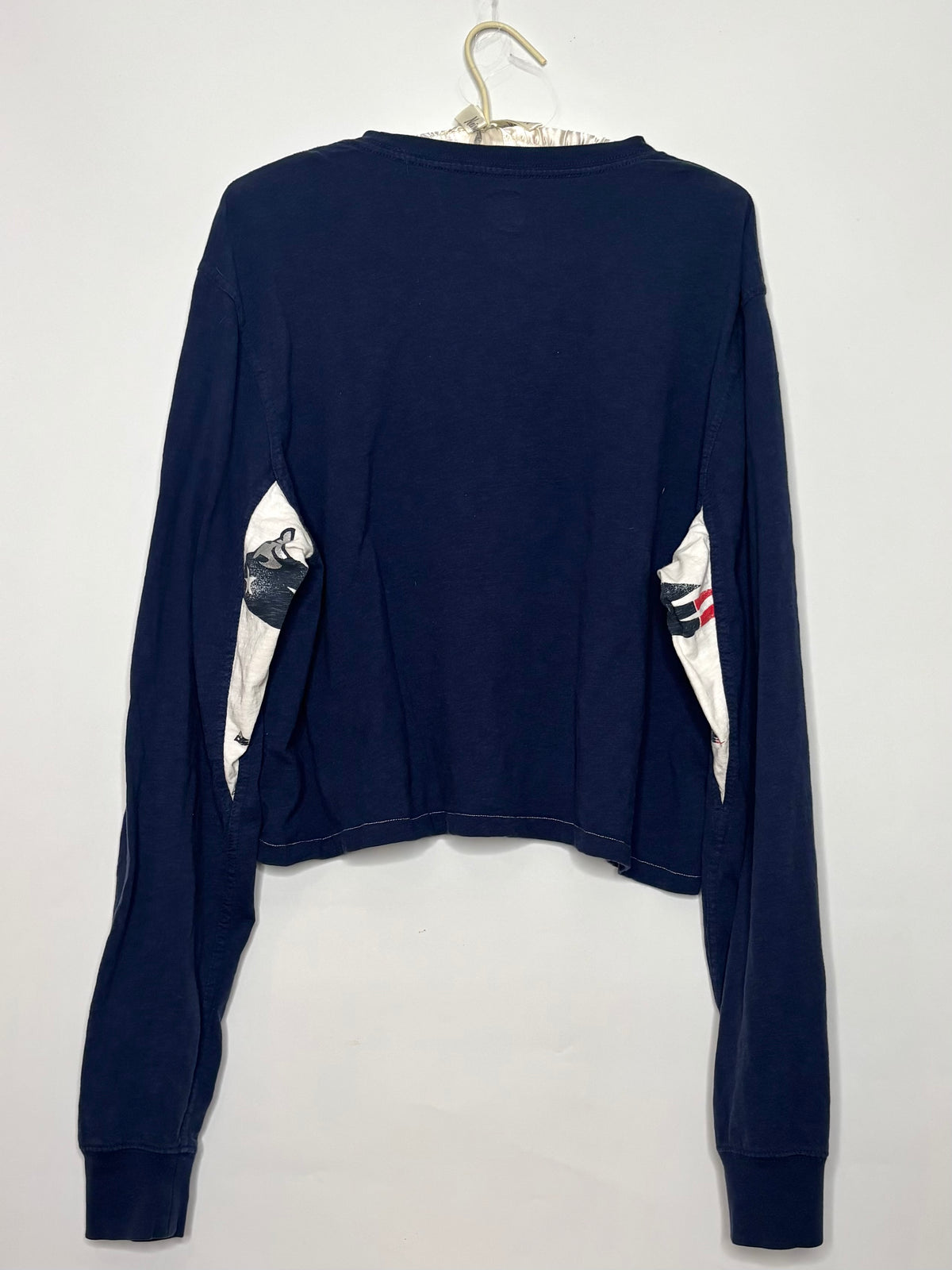 Vintage Cropped Crewneck Throwback Tee
