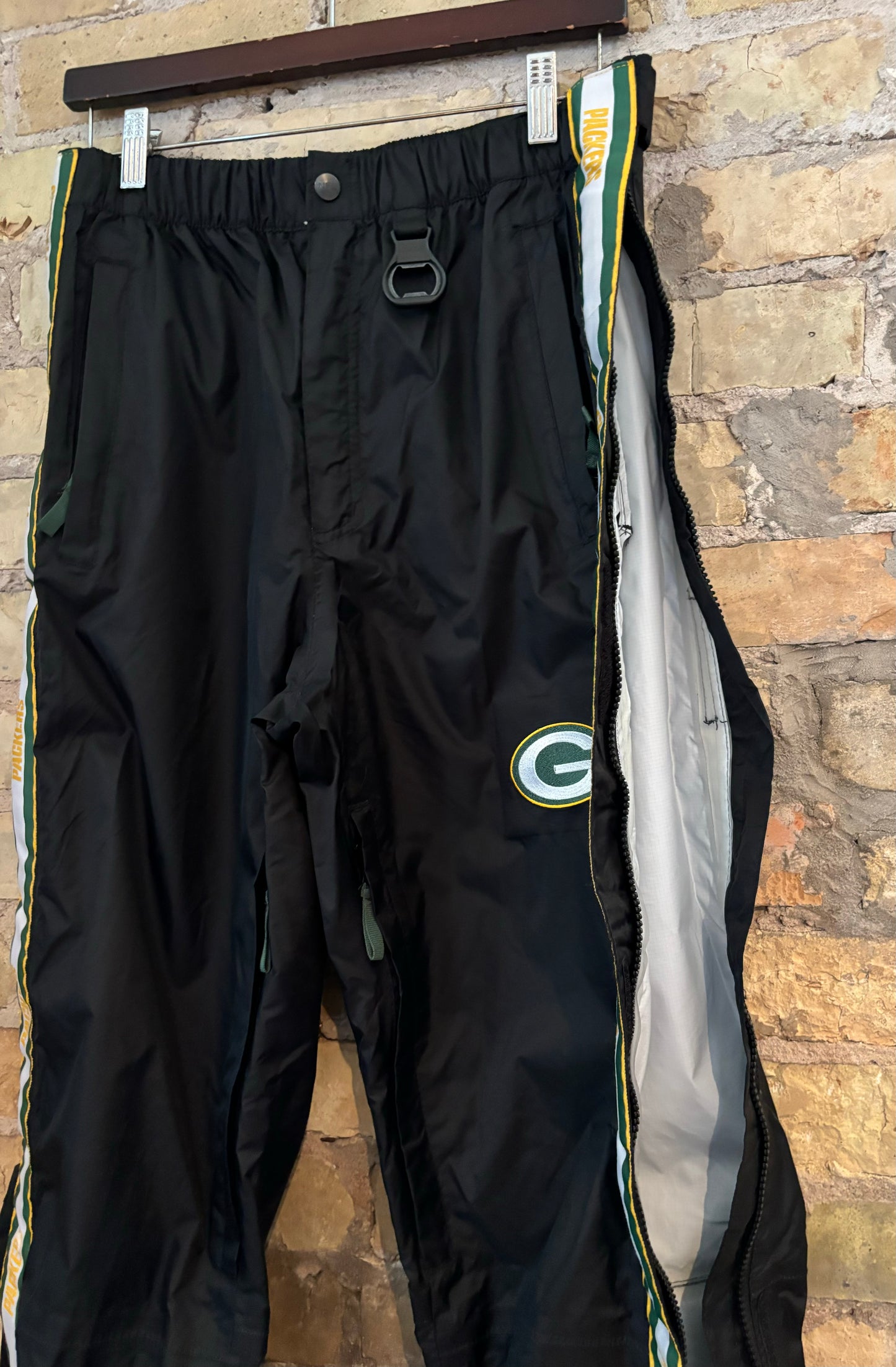 Green Bay Packers Retro 90s Tear Away track pants sweats