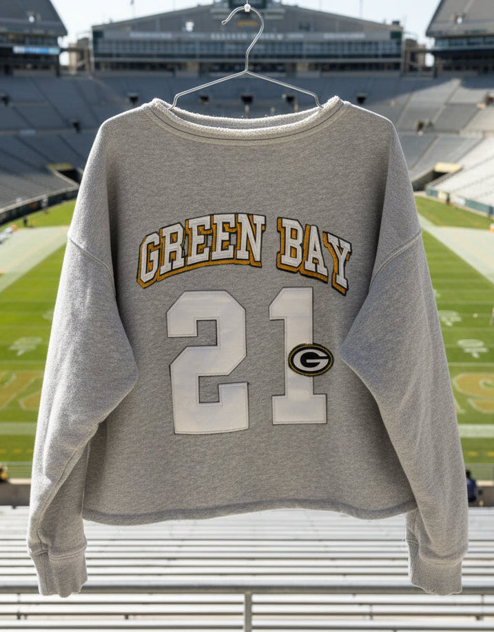 Custom reworked Old School Throwback  Jersey Sweatshirt