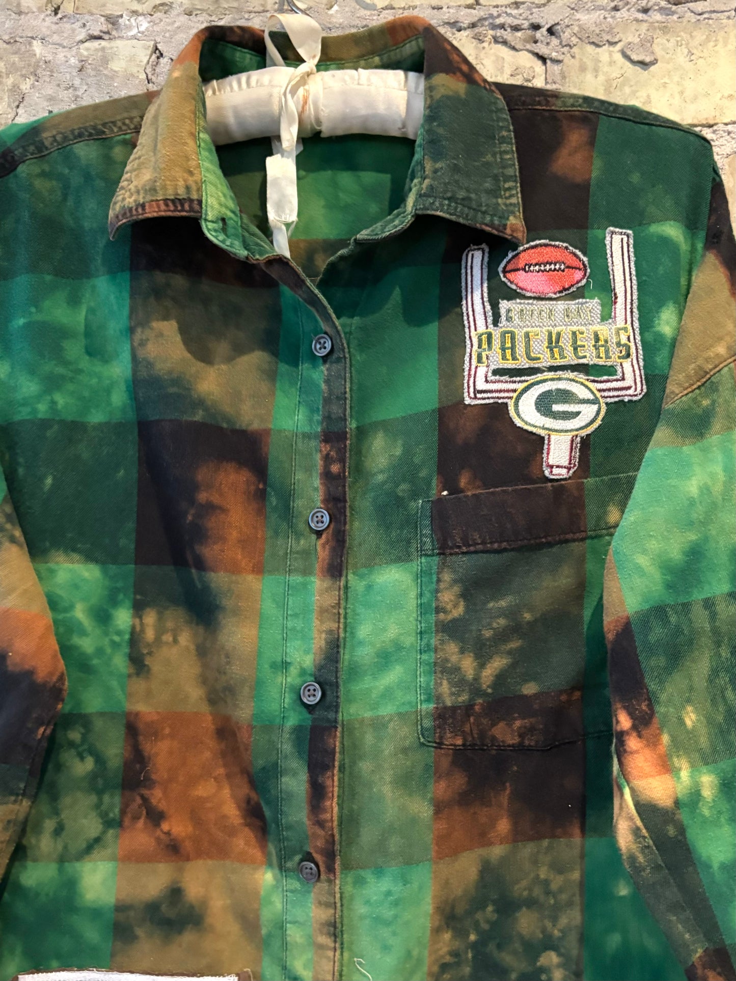 Reworked Oversized Game Day Flannel